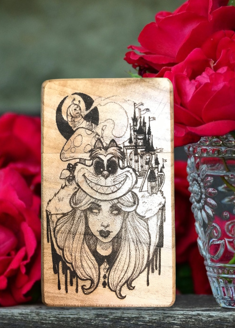 Image of a greenfoxx dugout Alice in Wonderland