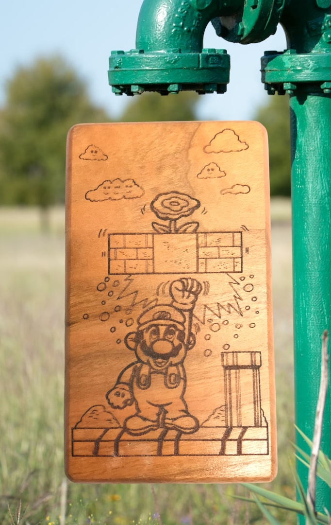Image of a greenfoxx dugout Mario (design: 3)