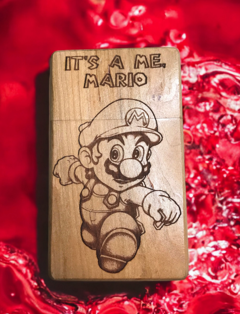 Image of a greenfoxx dugout Mario (design: 4)
