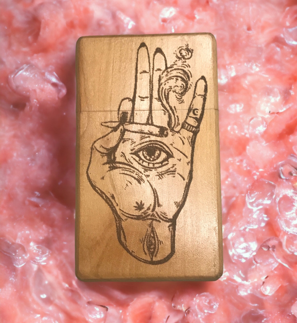Image of a greenfoxx dugout Hand Smoking J