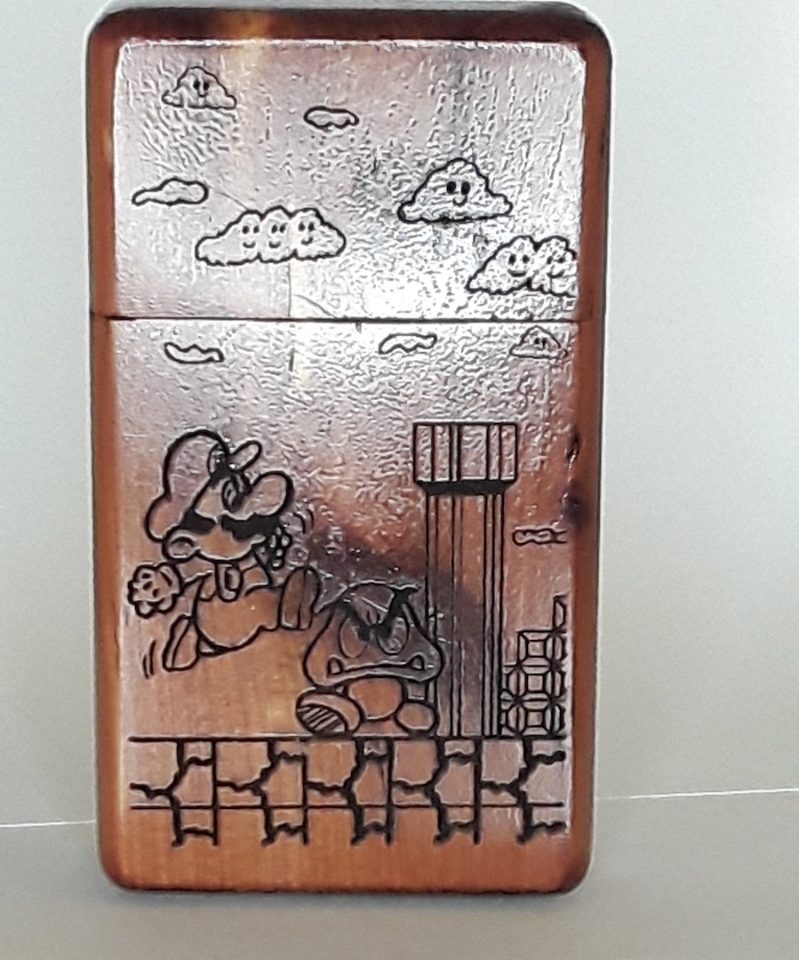 Image of a greenfoxx dugout Mario (design: 1)